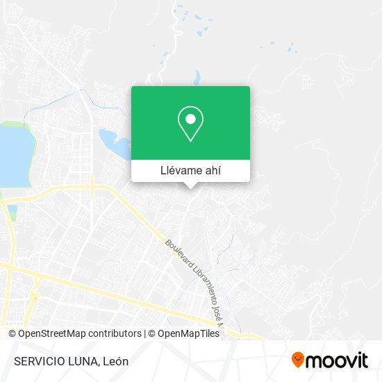 Mapa de SERVICIO LUNA