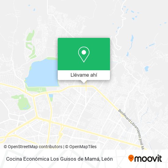 Mapa de Cocina Económica Los Guisos de Mamá