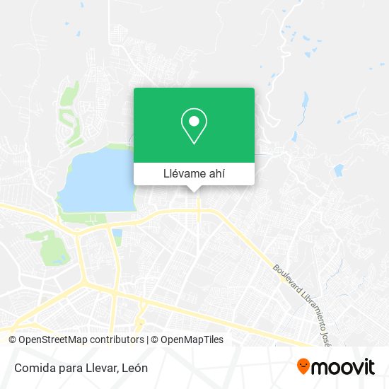 Mapa de Comida para Llevar