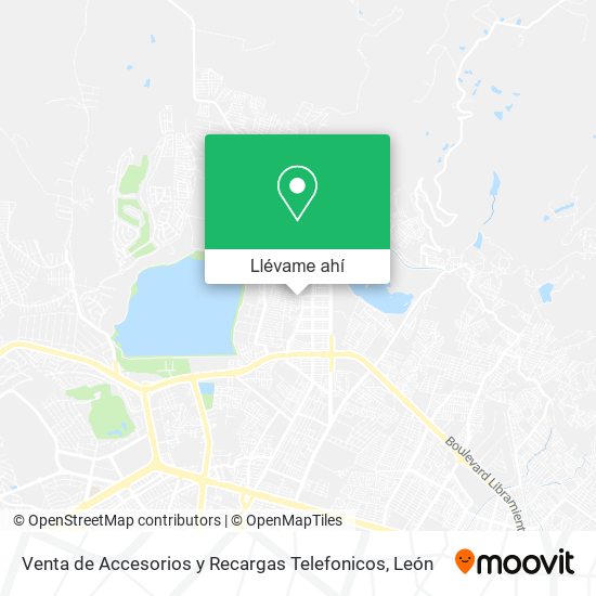 Mapa de Venta de Accesorios y Recargas Telefonicos