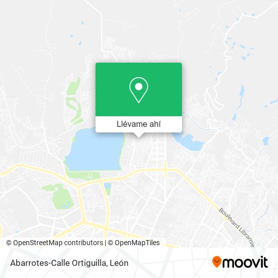 Mapa de Abarrotes-Calle Ortiguilla