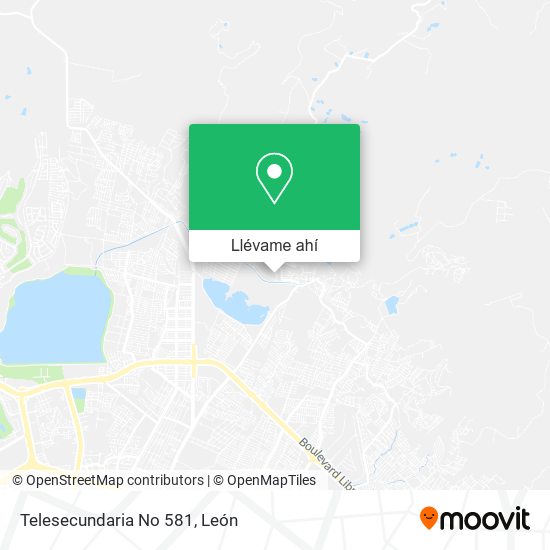 Mapa de Telesecundaria No 581