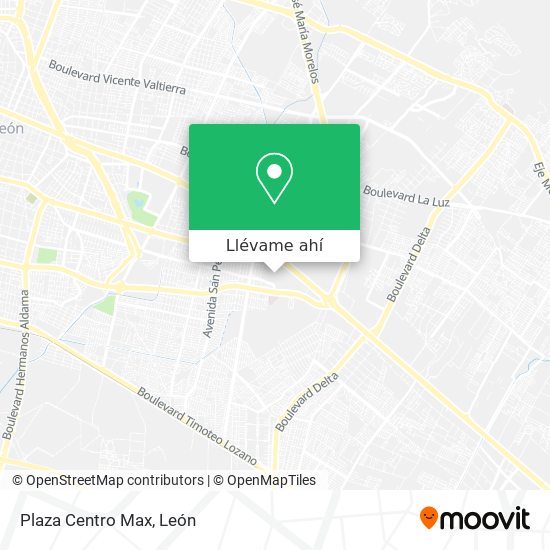 Mapa de Plaza Centro Max