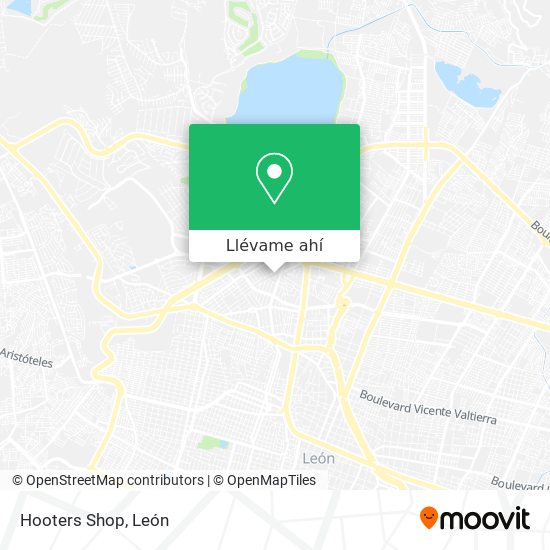 Mapa de Hooters Shop