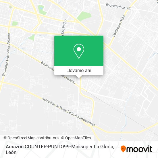 Mapa de Amazon COUNTER-PUNTO99-Minisuper La Gloria