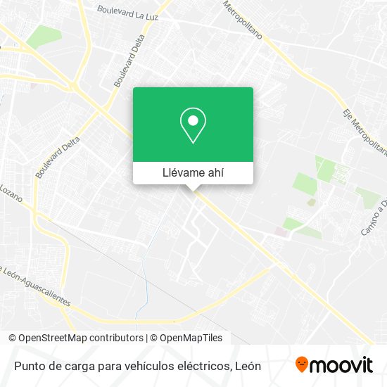 Mapa de Punto de carga para vehículos eléctricos