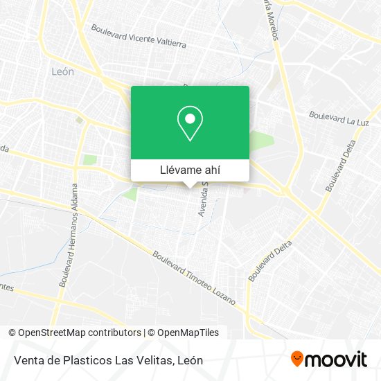 Mapa de Venta de Plasticos Las Velitas