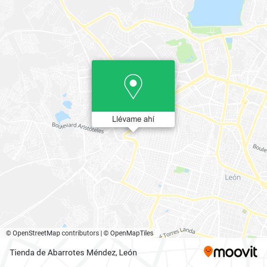 Mapa de Tienda de Abarrotes Méndez