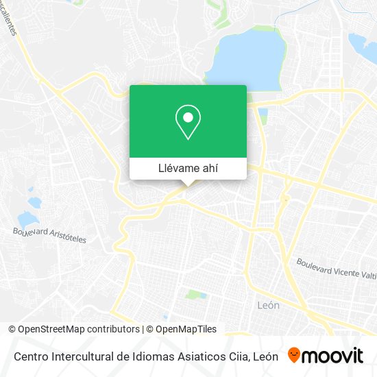 Mapa de Centro Intercultural de Idiomas Asiaticos Ciia