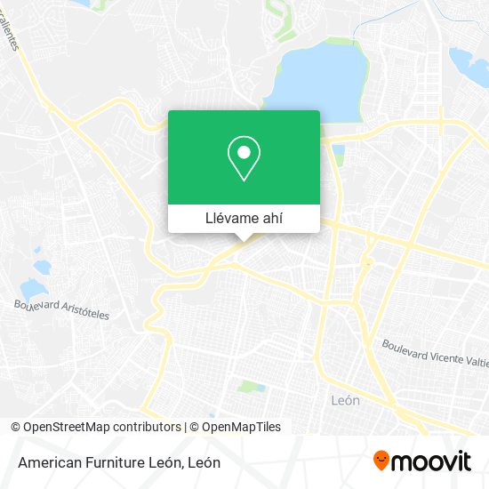 Mapa de American Furniture León