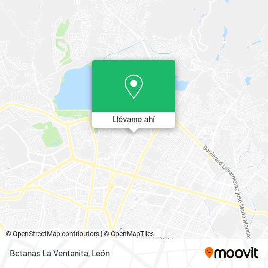 Mapa de Botanas La Ventanita