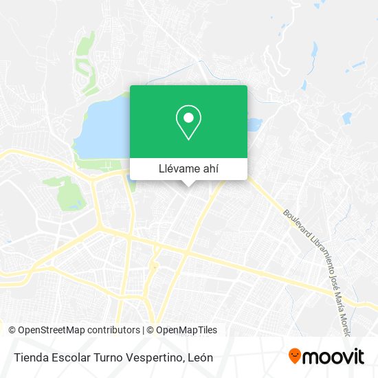 Mapa de Tienda Escolar Turno Vespertino