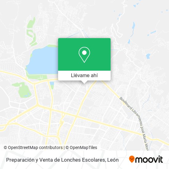 Mapa de Preparación y Venta de Lonches Escolares