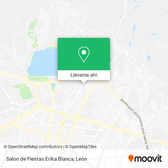 Mapa de Salon de Fiestas Erika Blanca