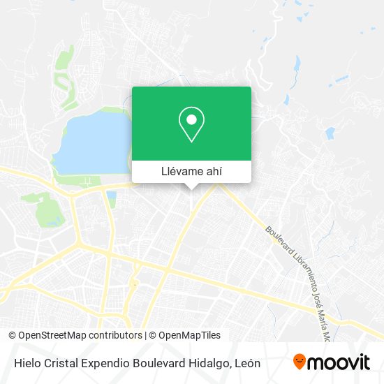 Mapa de Hielo Cristal Expendio Boulevard Hidalgo