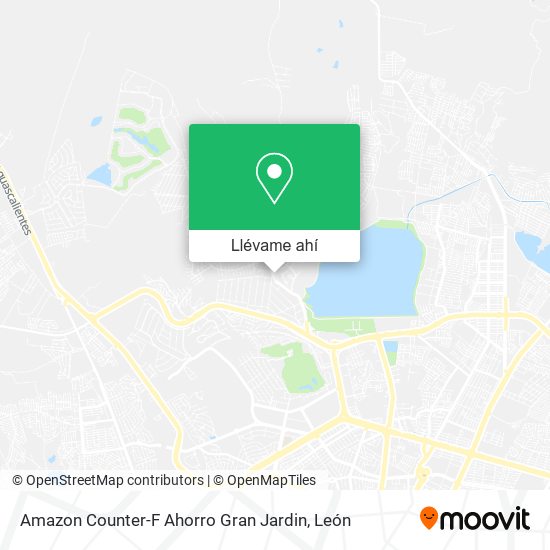 Mapa de Amazon Counter-F Ahorro Gran Jardin