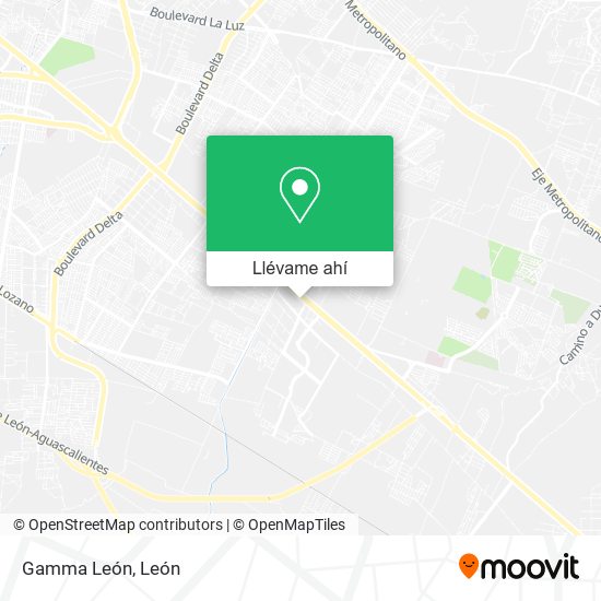 Mapa de Gamma León