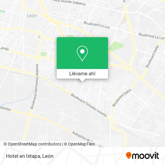 Mapa de Hotel en Ixtapa