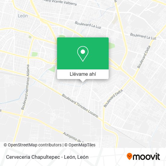 Mapa de Cerveceria Chapultepec - León