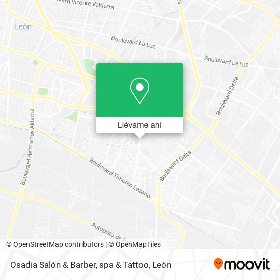 Mapa de Osadía Salón & Barber, spa & Tattoo