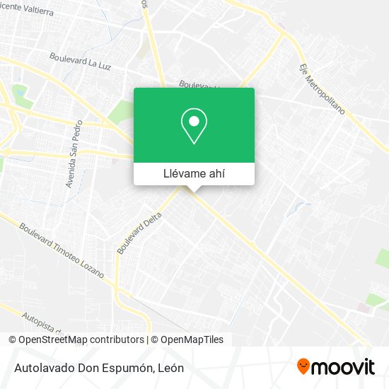Mapa de Autolavado Don Espumón