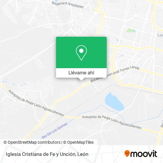 Mapa de Iglesia Cristiana de Fe y Unción