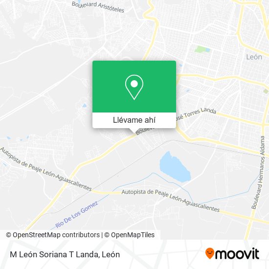 Mapa de M León Soriana T Landa