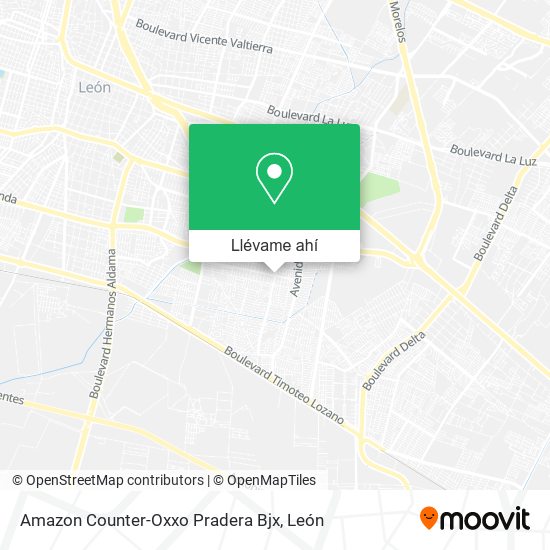 Mapa de Amazon Counter-Oxxo Pradera Bjx