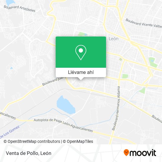 Mapa de Venta de Pollo