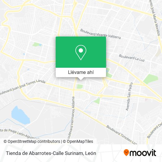 Mapa de Tienda de Abarrotes-Calle Surinam