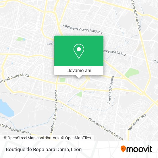 Mapa de Boutique de Ropa para Dama