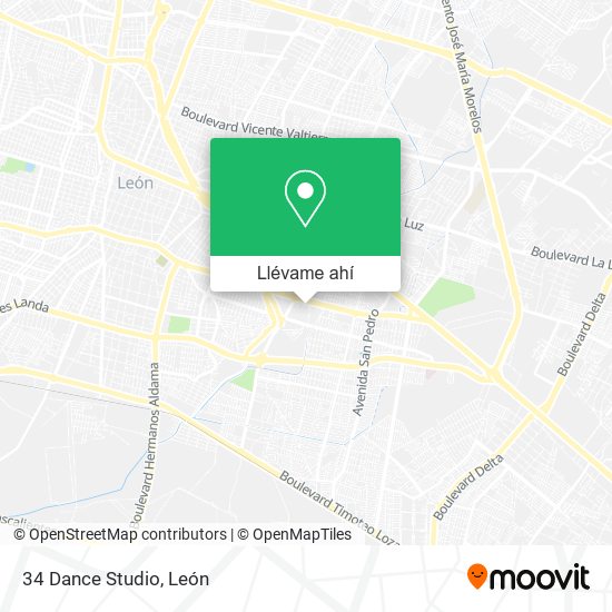 Mapa de 34 Dance Studio