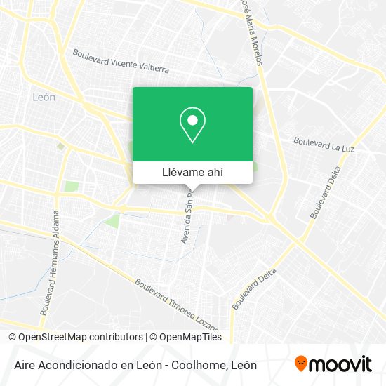 Mapa de Aire Acondicionado en León - Coolhome