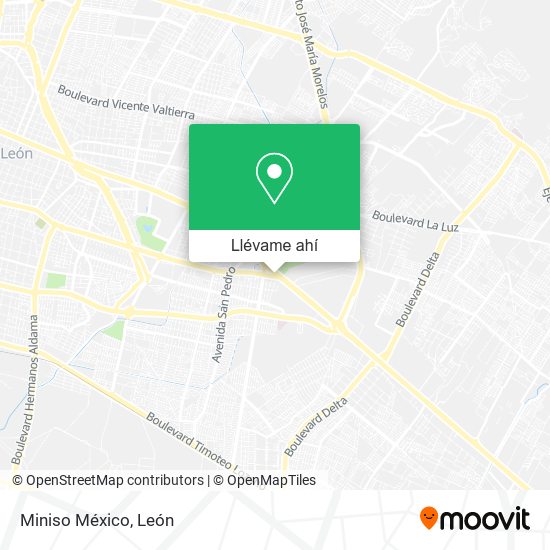 Mapa de Miniso México