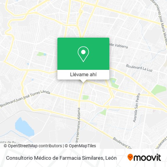 Mapa de Consultorio Médico de Farmacia Similares