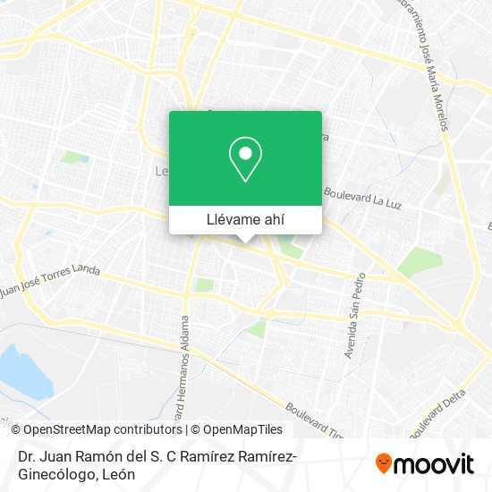 Mapa de Dr. Juan Ramón del S. C Ramírez Ramírez-Ginecólogo