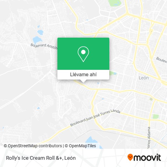 Mapa de Rolly's Ice Cream Roll &+