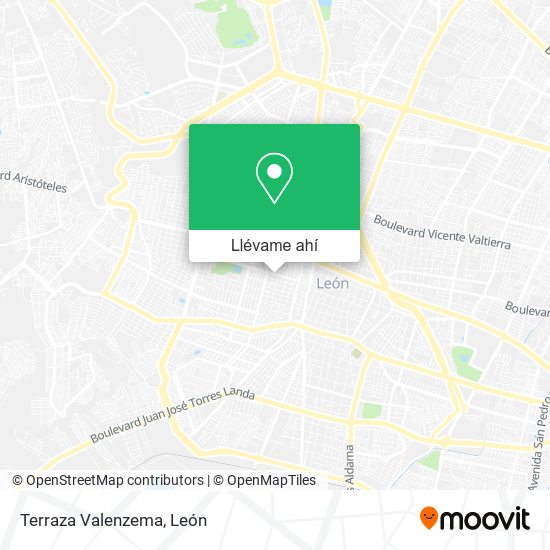 Mapa de Terraza Valenzema