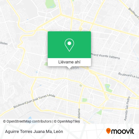 Mapa de Aguirre Torres Juana Ma