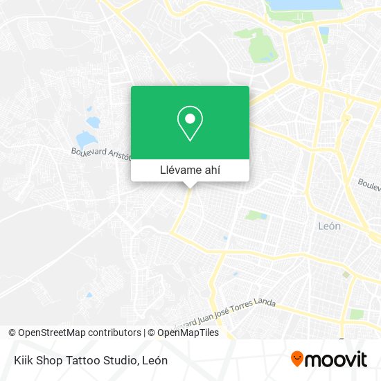 Mapa de Kiik Shop Tattoo Studio