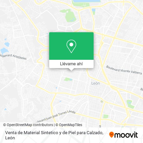 Mapa de Venta de Material Sintetico y de Piel para Calzado