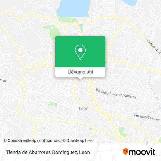 Mapa de Tienda de Abarrotes Domínguez