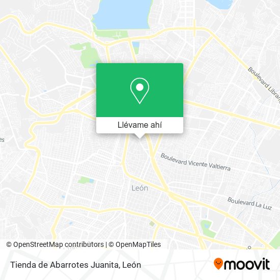 Mapa de Tienda de Abarrotes Juanita