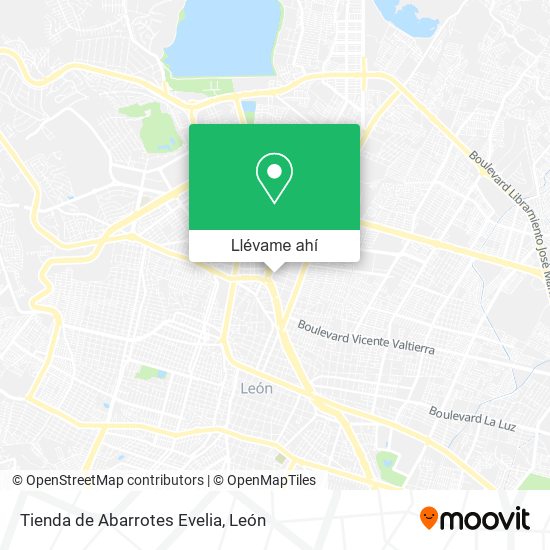 Mapa de Tienda de Abarrotes Evelia