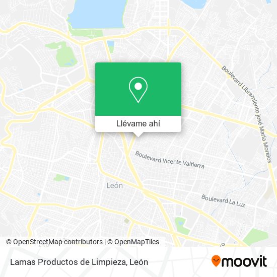 Mapa de Lamas Productos de Limpieza