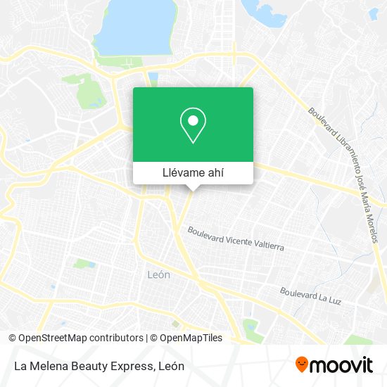 Mapa de La Melena Beauty Express