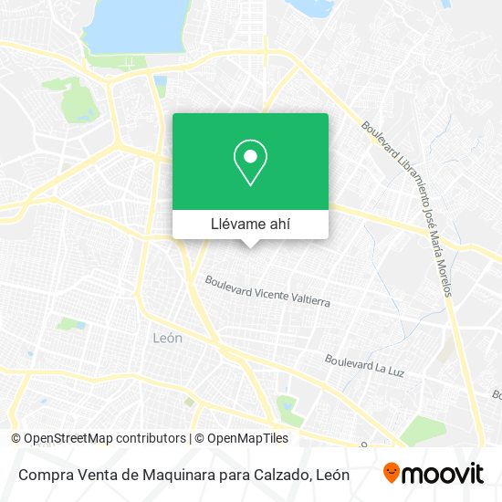 Mapa de Compra Venta de Maquinara para Calzado