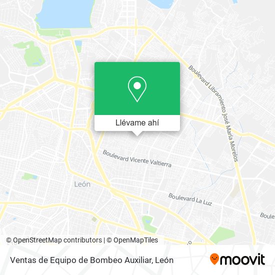 Mapa de Ventas de Equipo de Bombeo Auxiliar