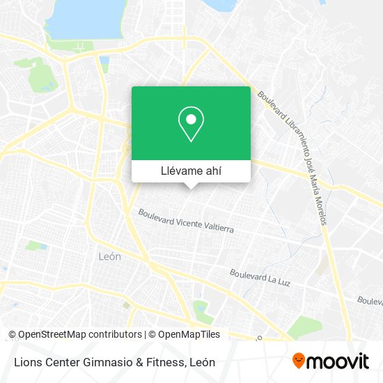 Mapa de Lions Center Gimnasio & Fitness