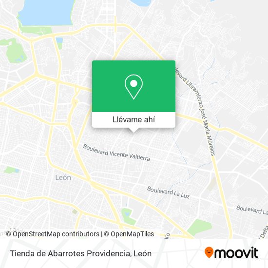 Mapa de Tienda de Abarrotes Providencia